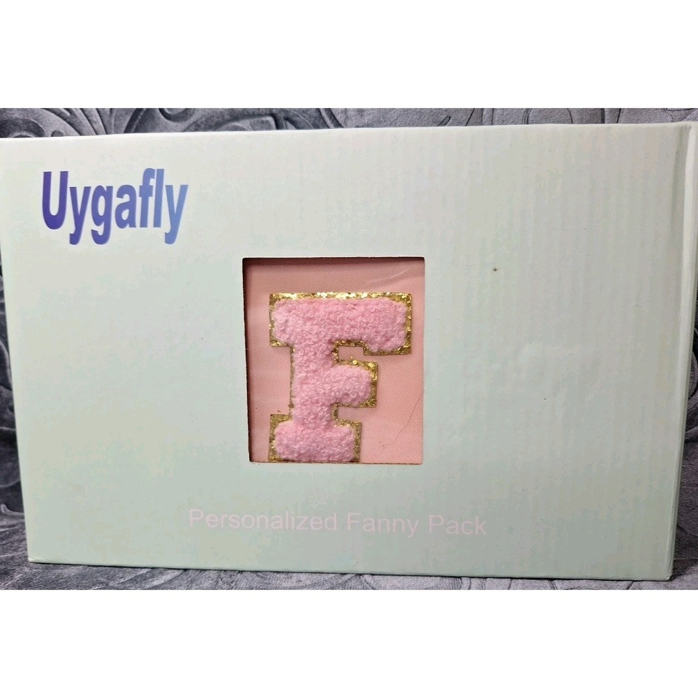 Fanny / Belt Bag - Pink Bag - Letter F (new)